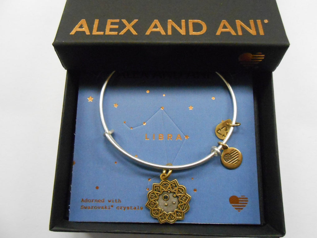 Alex and Ani Libra Two Tone Bangle Bracelet NWTBC