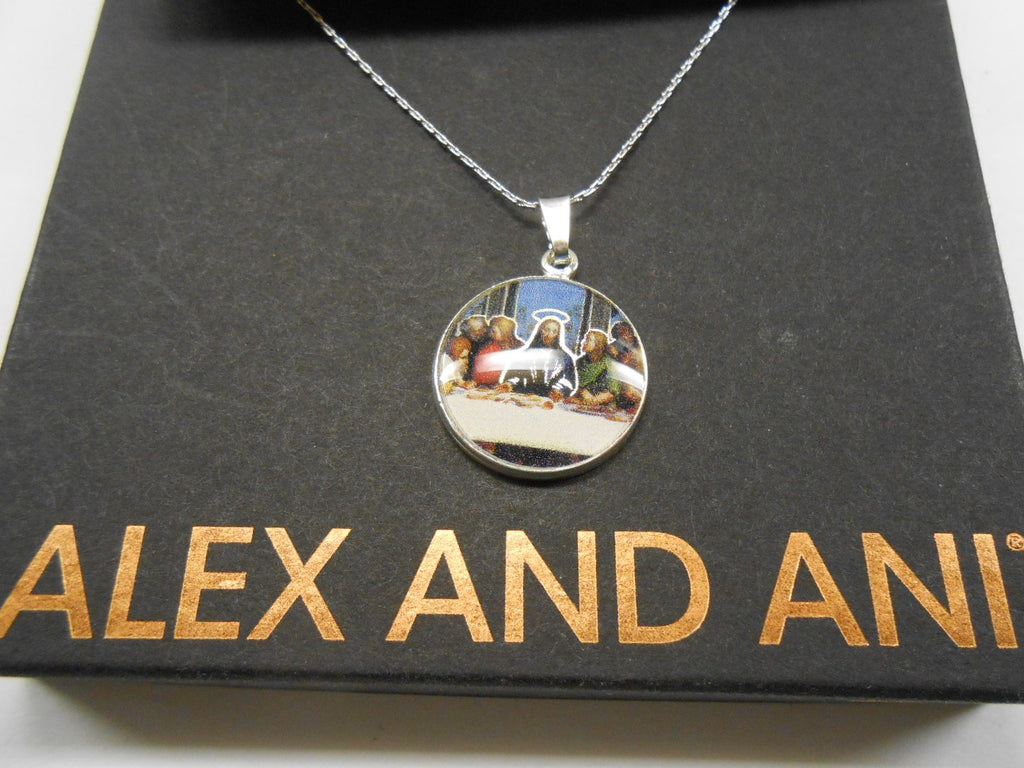 Alex and Ani Holy Ones, The Last Supper Silver Expandable Necklace, A16EN29SS
