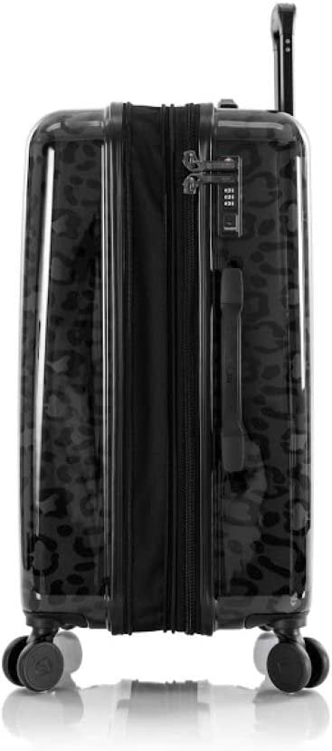 Heys America Black Leopard 26-Inch Hardside Spinner Luggage (Black Leopard)