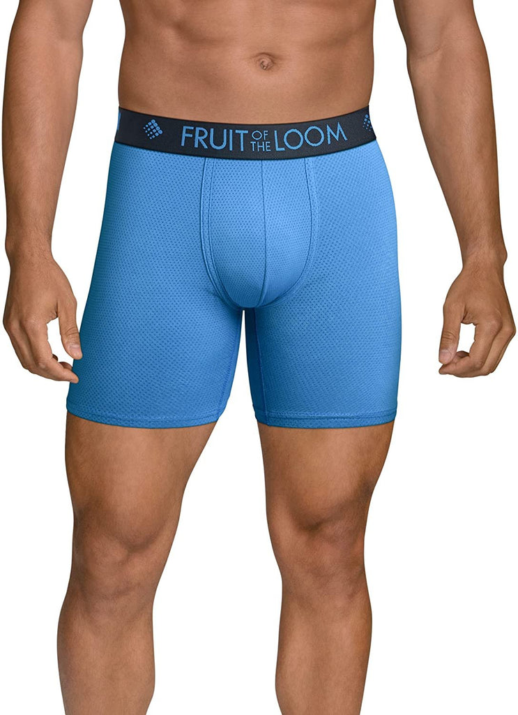 Fruit of the Loom Men's Breathable Cotton Boxer Briefs (Regular & Big Man)
