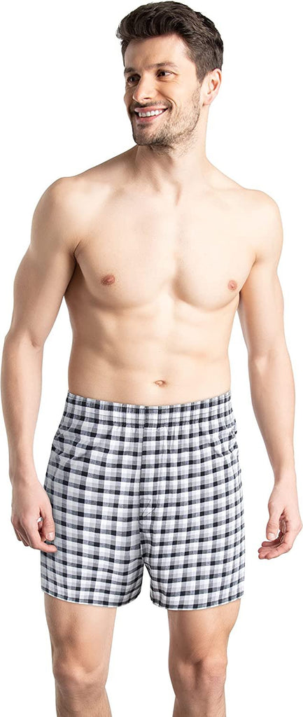 Fruit of the Loom Men's Cotton Stretch Boxer Shorts