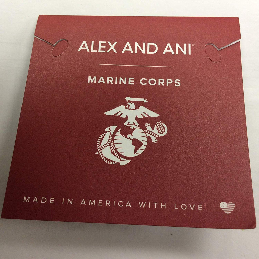 Alex and Ani Marines Bangle Bracelet Two-Tone One Size
