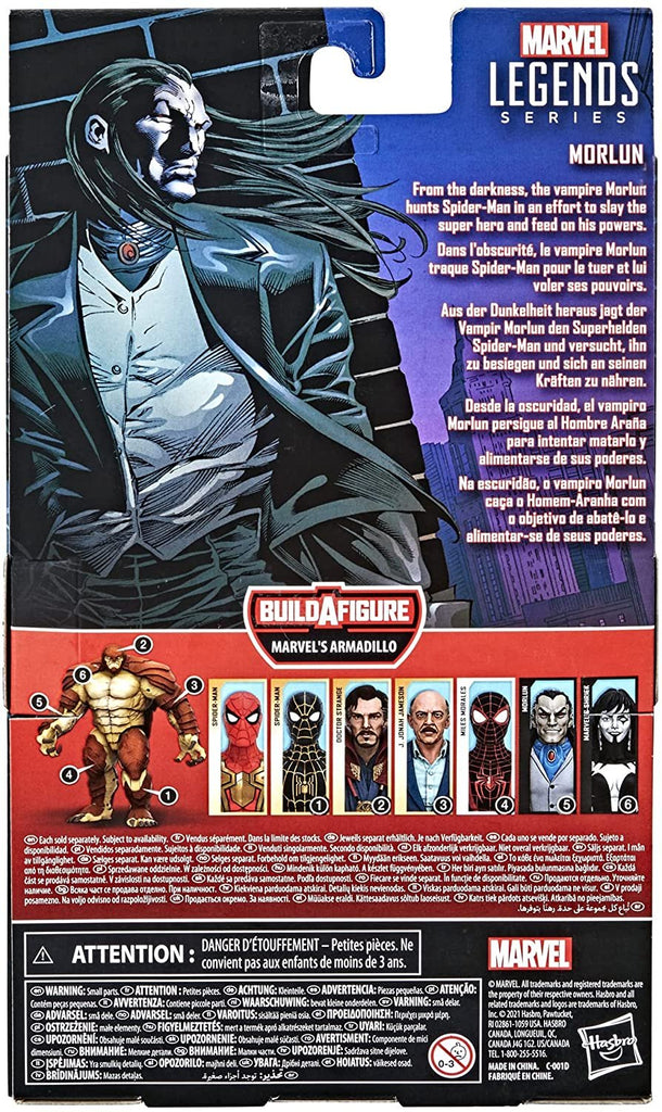 Marvel Legends Series Morlun 6-inch Collectible Action Figure Toy and 1 Accessory and 1 Build-A-Figure Part