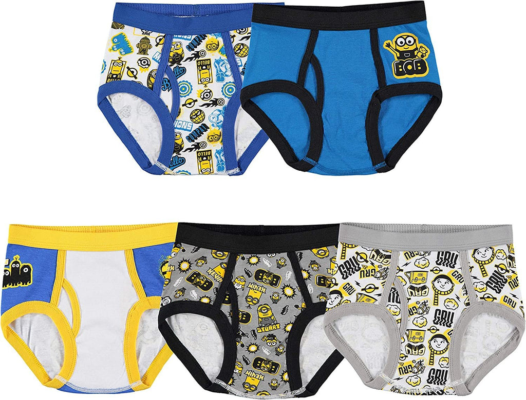 Minions Boys' Underwear Multipacks, DM 5pk Brief, 4