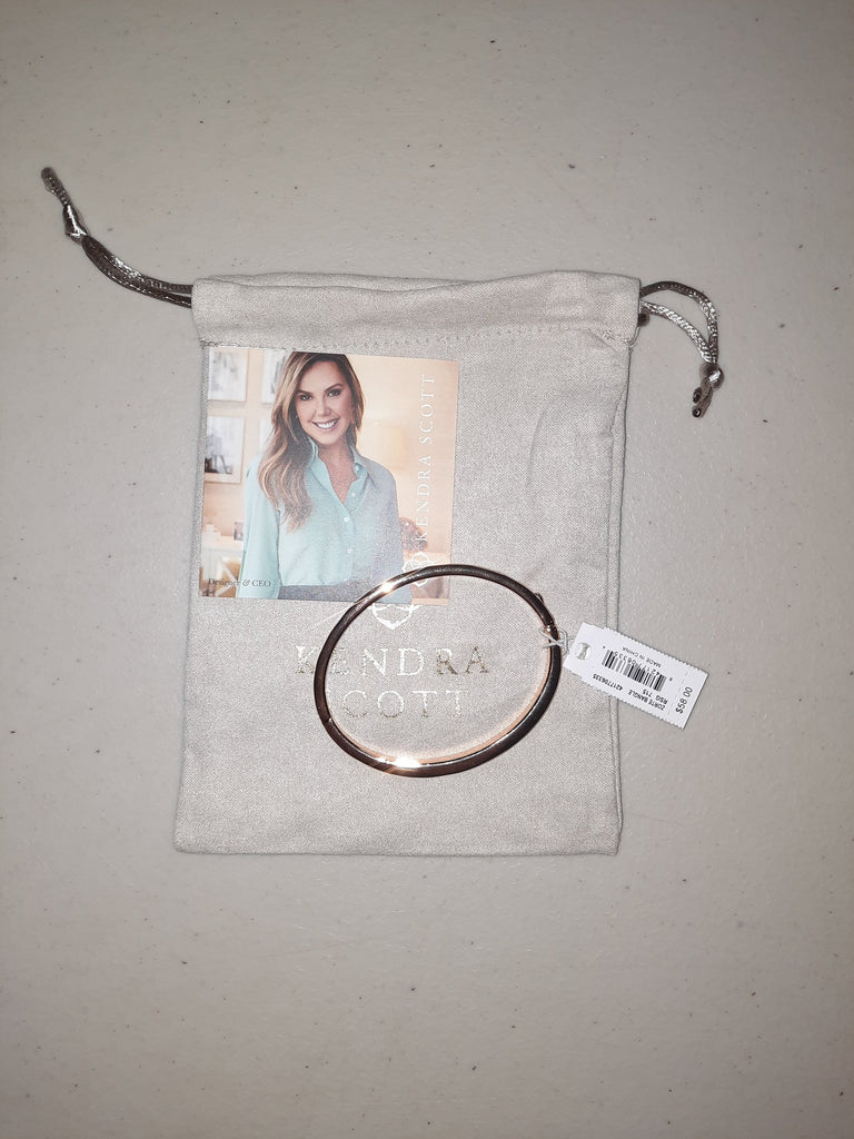 Kendra Scott Zorte Bangle, Rose Gold