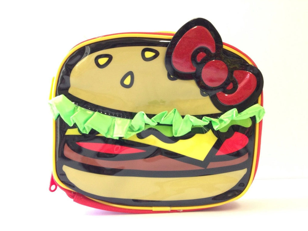 hello kitty hamburger backpack Limited Edition Hello Kitty Hamburger Large Backpack with Matching Lun – sandstormusa