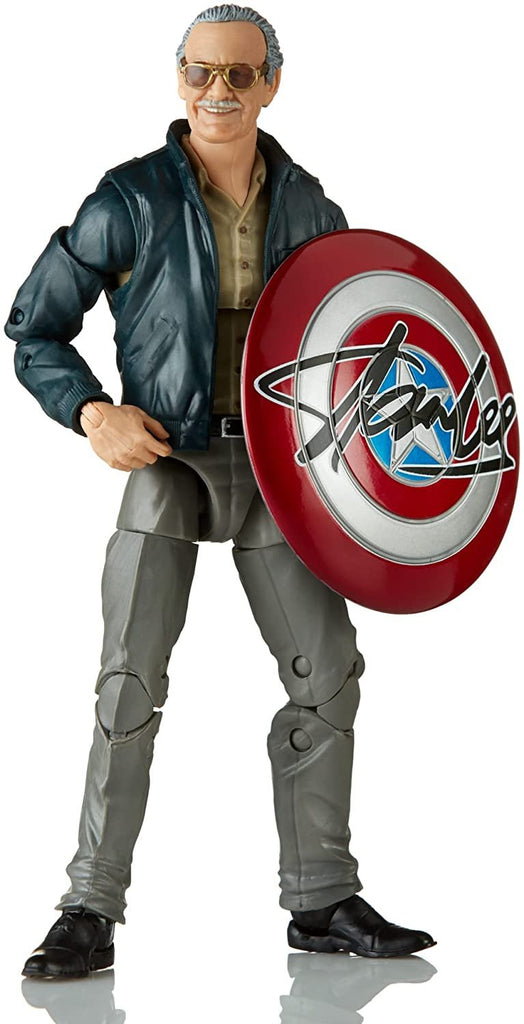 Marvel Hasbro Legends Series 6" Collectible Action Figure Toy The Avengers Cameo Stan Lee, Includes 2 Accessories