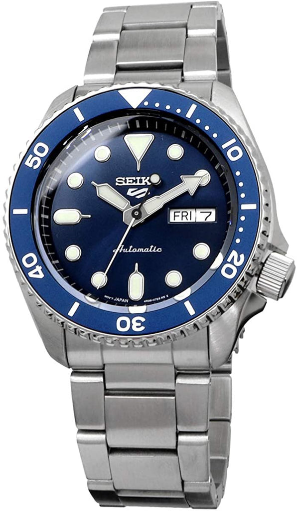 Seiko SRPD51 Seiko 5 Sports Men's Watch Silver-Tone 42.5mm Stainless Steel
