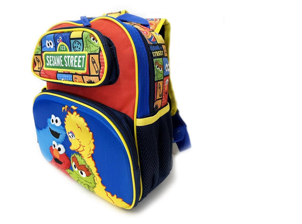Sesame Street 3D Molded 12" Medium Backpack