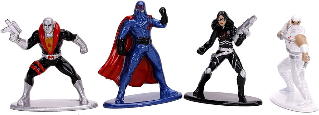 Jada Toys G.I. Joe 1.65" Die-cast Metal Collectible Figures 6-Pack, Toys for Kids and Adults