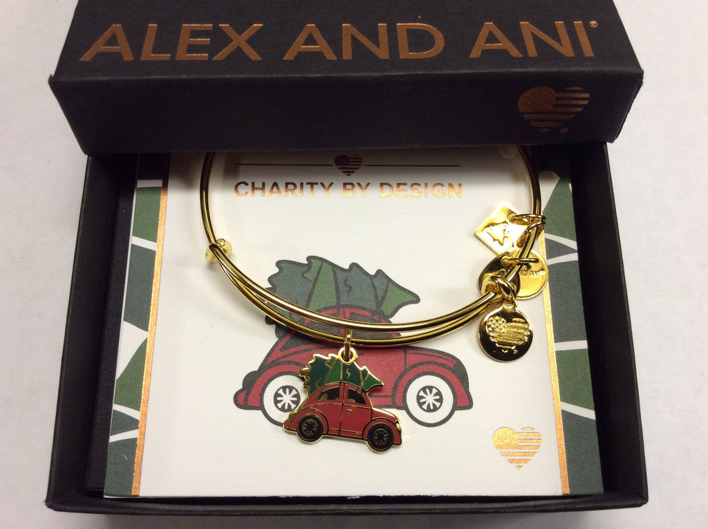 Alex and Ani Womens Charity Design - Christmas Car Bangle