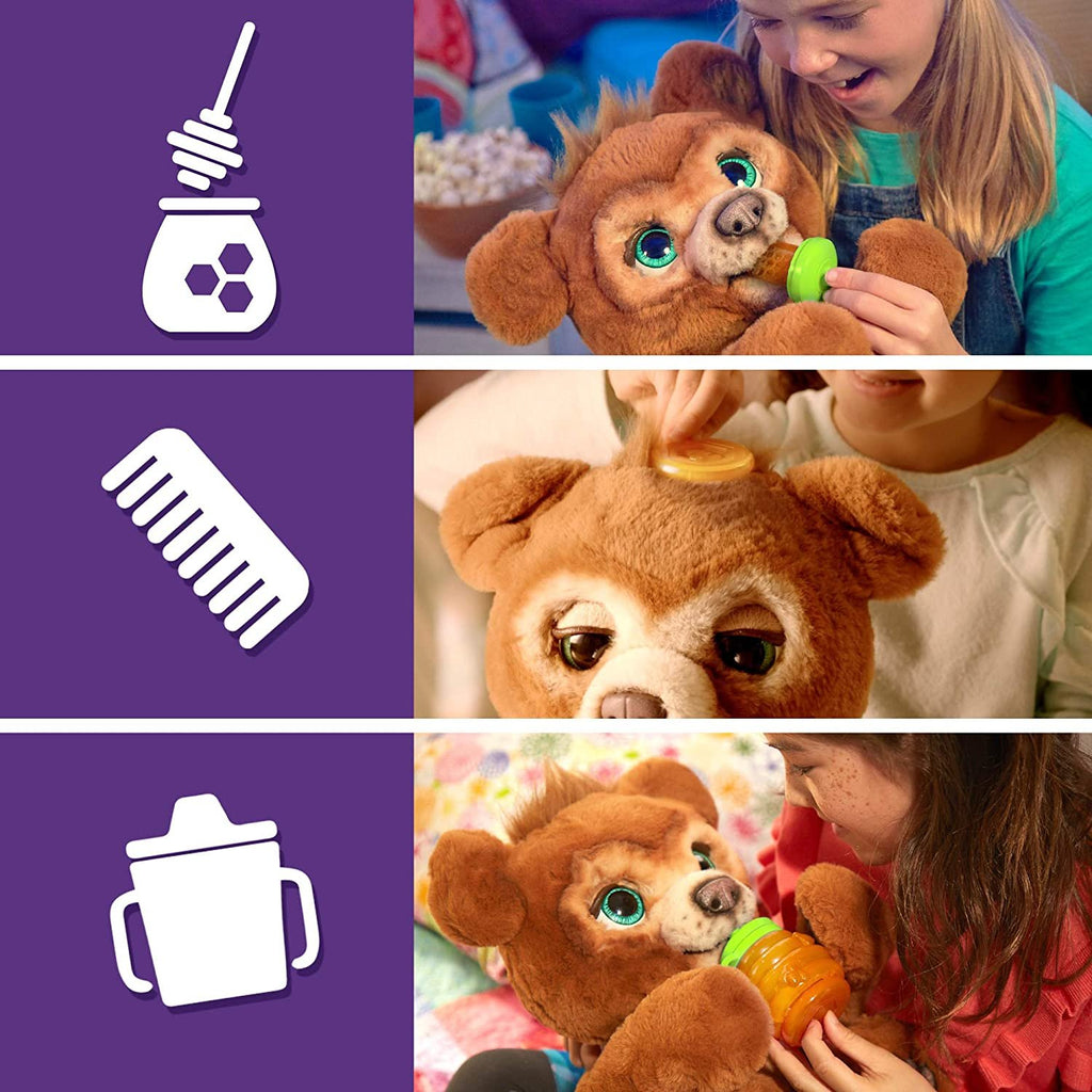 Furreal Cubby, The Curious Bear Interactive Plush Toy, Ages 4 & Up