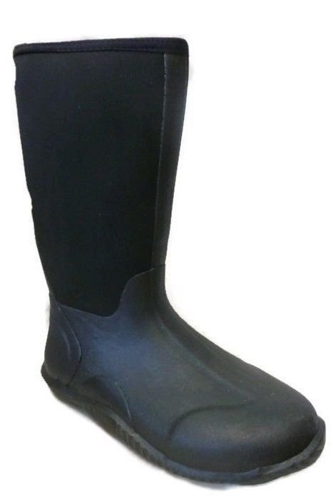 BRAND NEW Men's Black Neoprene Snow Boots- SKADOO- Sizes 7-13- Waterproof