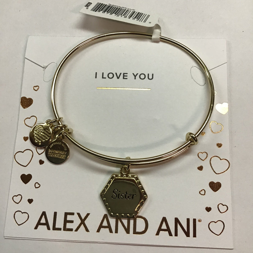 Alex and Ani Because I Love You Sister IV EWB, SAG