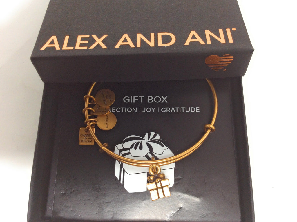 Alex and Ani Charity By Design GIFT BOX Bracelet Rafaelian Gold NWTB&C