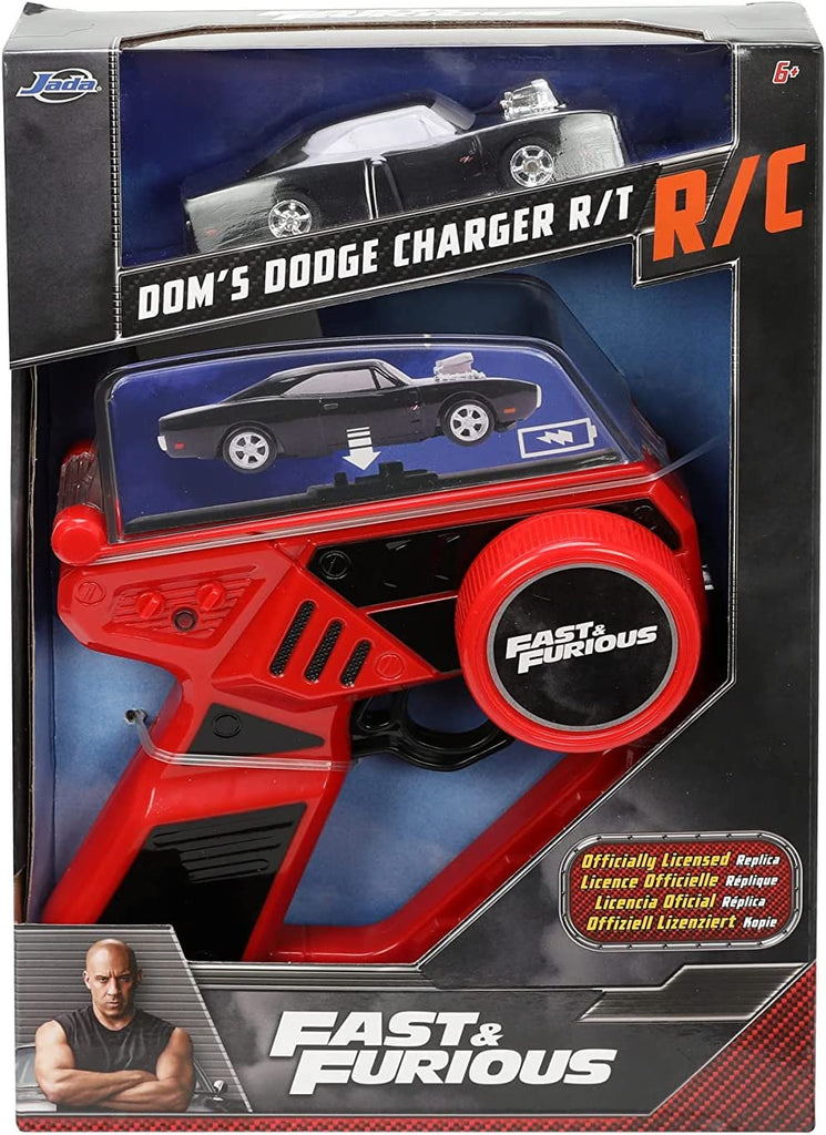 Fast & Furious 1:55 Dodge Charger RC Radio Control Car, Toys for Kids and Adults