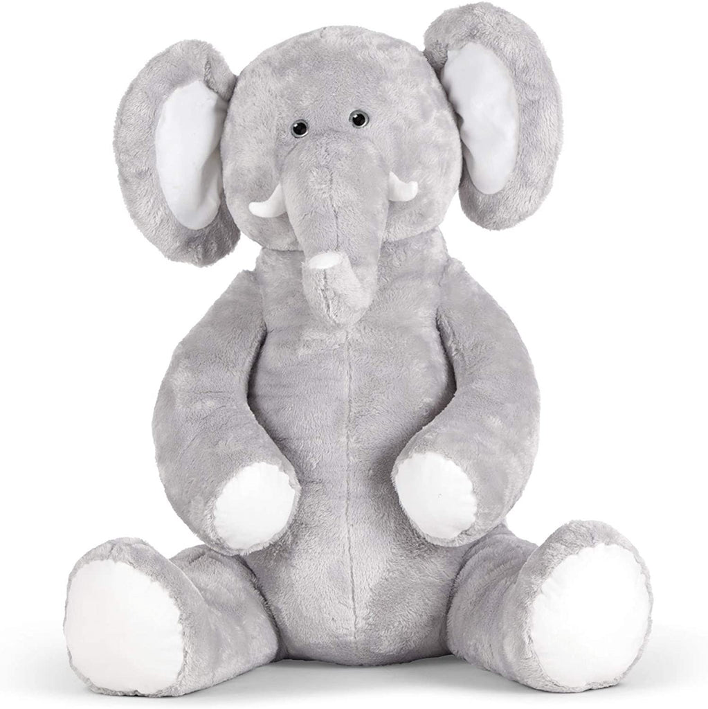 Melissa & Doug Gentle Jumbo Elephant Giant Stuffed Plush Animal (Sits Nearly 3 Feet Tall)