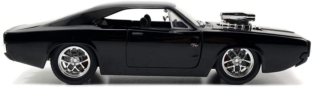 Jada Toys Fast & Furious 1:24 Dom's 1970 Dodge Charger Die-cast Car, Toys for Kids and Adults, Multi-Colored