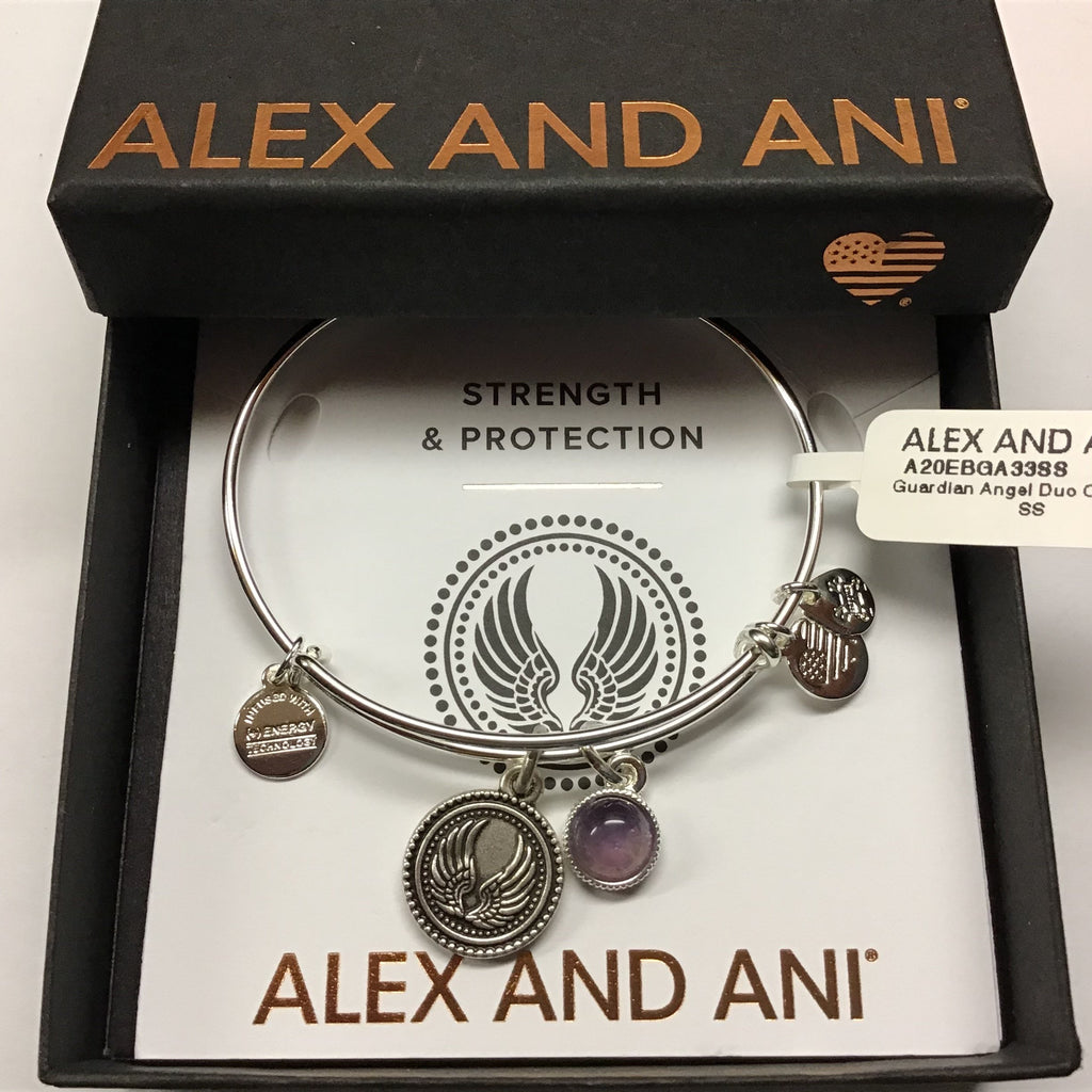 Alex and Ani Duo Charm Bangle Bracelet