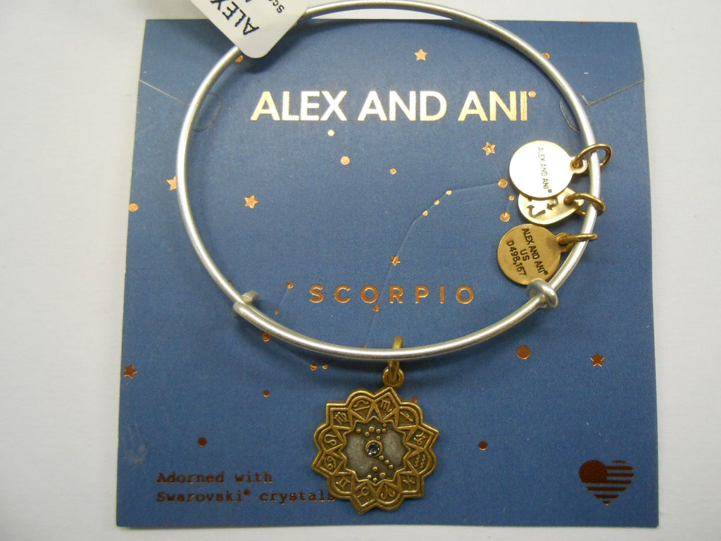 Alex and Ani Scorpio Two Tone Bangle Bracelet NWTBC