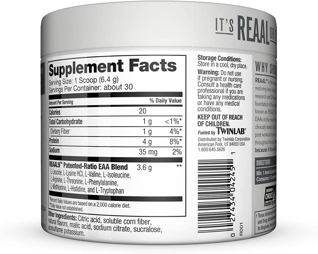 REAAL The Original - Essential Amino Acid Muscle Multiplierâ€¦