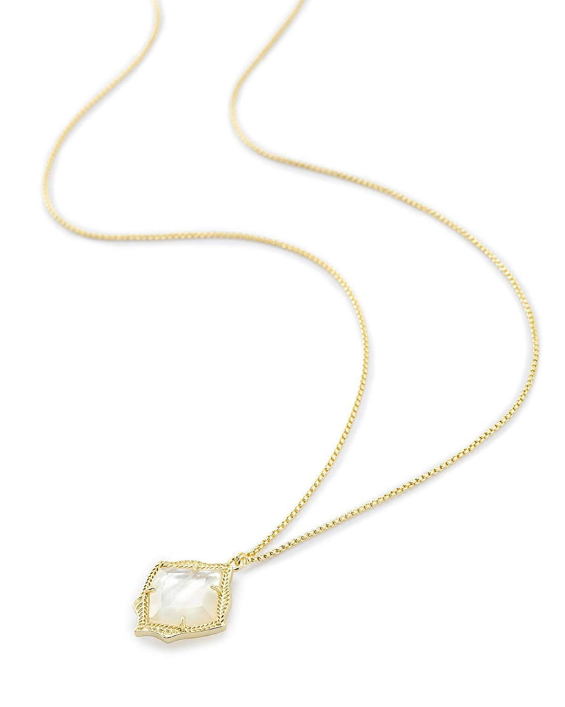 Kendra Scott Kacey Rhodium Pendant Necklace