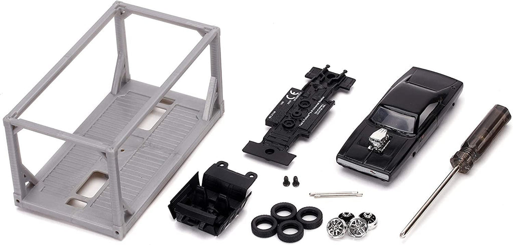 Jada Toys Fast & Furious 1:55 Dom's Dodge Charger R/T Build N' Collect Die -cast Model Kit, Toys for Kids and Adults