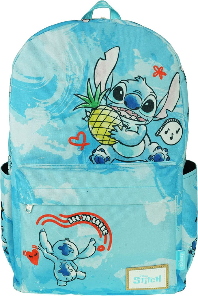 KBNL Classic Disney Winnie The Pooh Backpack with Laptop Compartment for School, Travel, and Work, Multicolor (A22208-WTP)