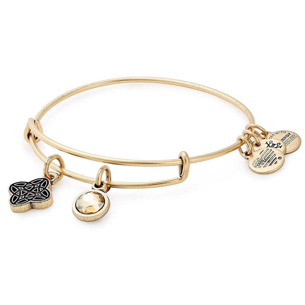 Alex and Ani Womens Wisdom Bangle Rafaelian Gold One Size