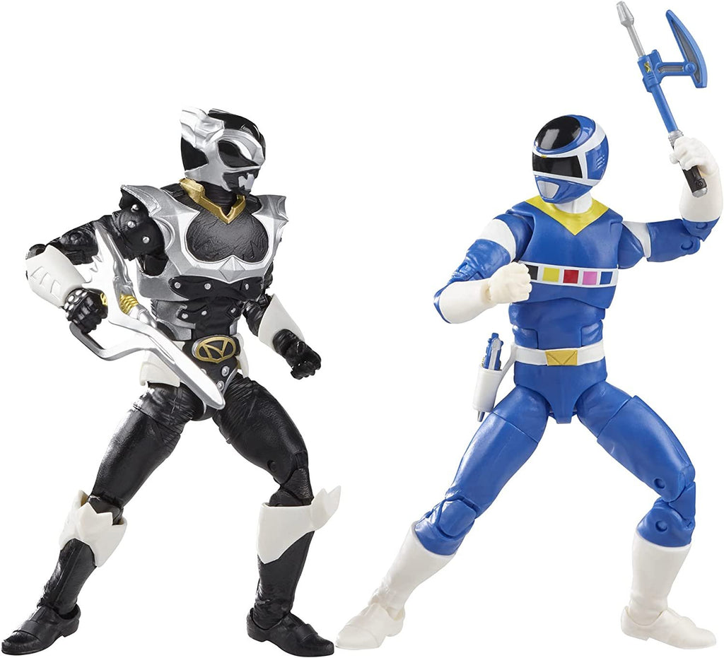 Power Rangers Lightning Collection in Space Blue Ranger Vs. Silver Psycho Ranger 2-Pack 6-Inch Premium Collectible Action Figure Toys