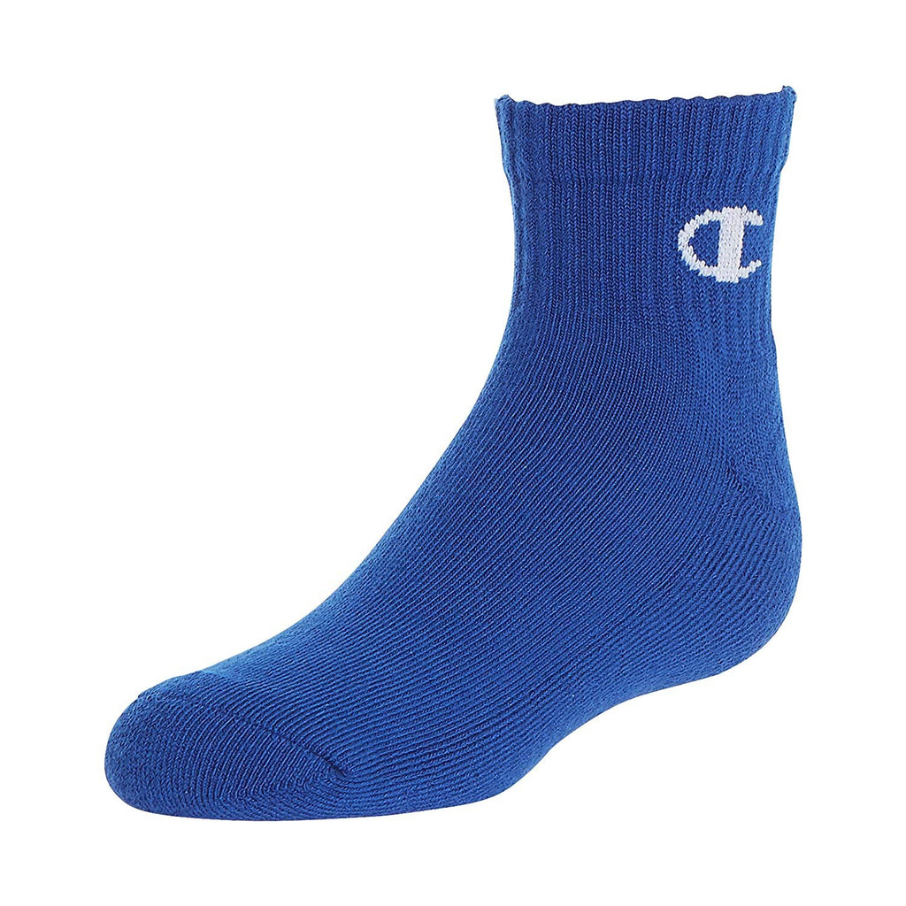Champion Kids' Big 6-Pack Socks in Quarter Or Low Cut