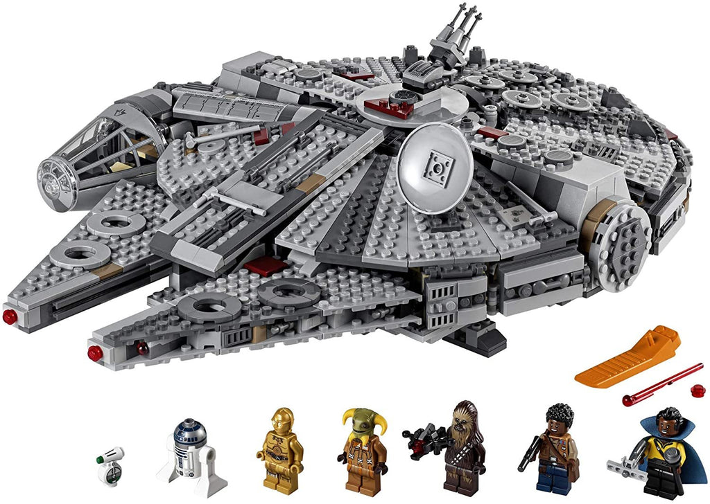 LEGO Star Wars: The Rise of Skywalker Millennium Falcon 75257 Starship Model Building Kit and Minifigures (1,351 Pieces)