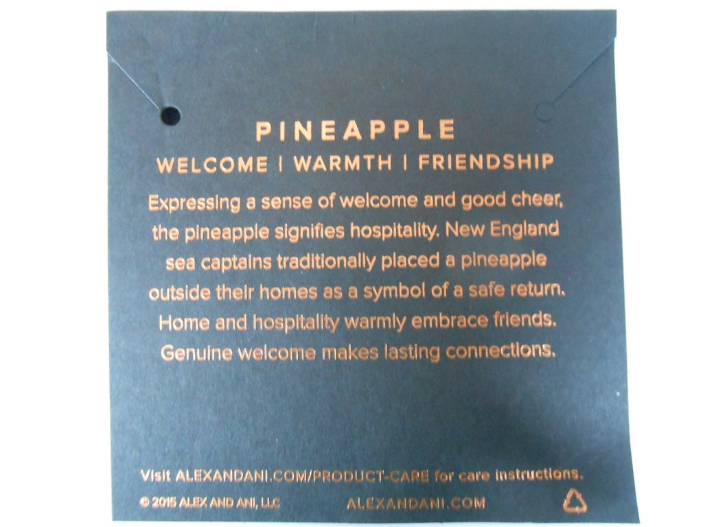 Alex and ANI Pineapple III Bangle Bracelet, Expandable