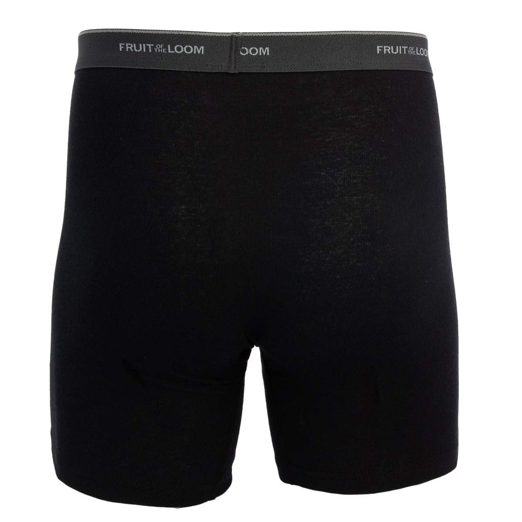 Fruit of the Loom 12-Pack Mens Boxer Briefs Underwear RANDOM COLORS
