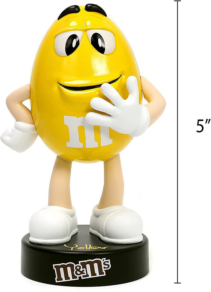 Jada Toys M&M’S Yellow 4-Inch Metals Die-Cast Metal Figure