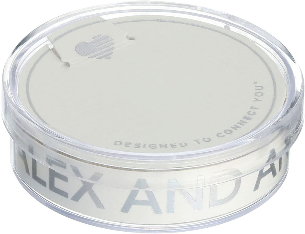 Alex and Ani Crystal Infusion Expandable Wire Sterling Silver Adjustable Ring, Size 5-7