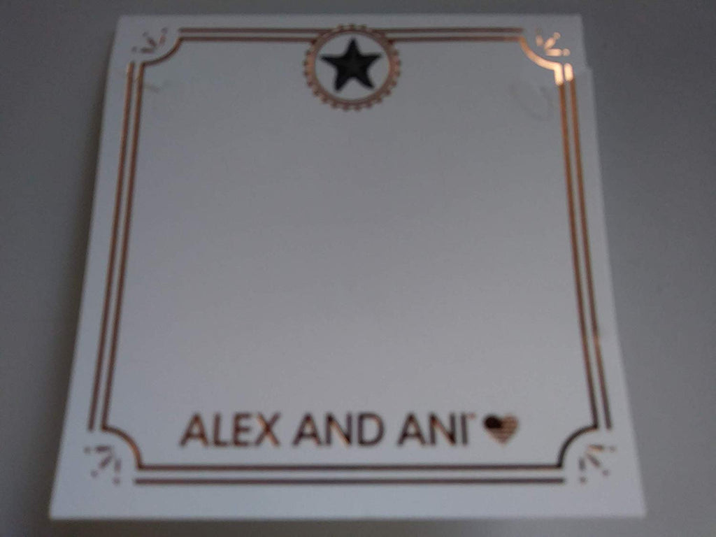 Alex and Ani Women's Starfish Cluster Charm Bangle Bracelet, Shiny Rose Gold