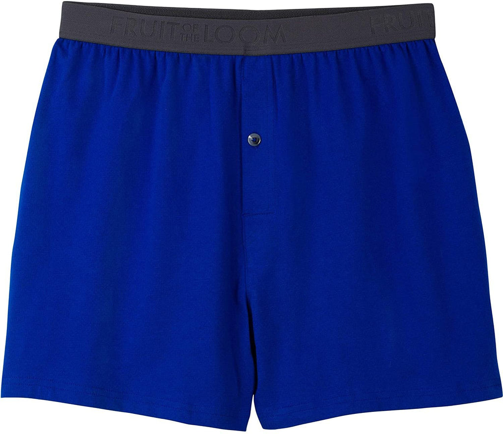 Fruit of the Loom Men's Tag-Free Boxer Shorts (Knit & Woven)