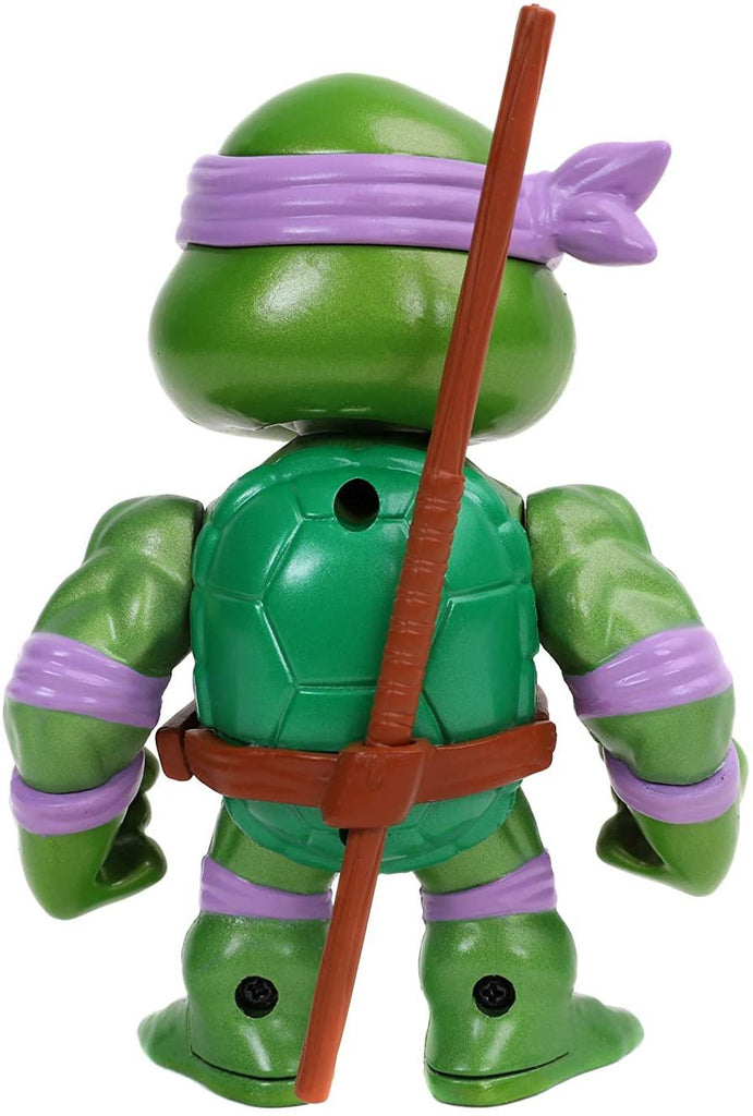 Jada Toys Teenage Mutant Ninja Turtles 4" Donatello Die-cast Figure, Toys for Kids and Adults, Purple