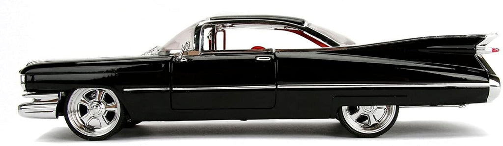 Jada Toys – Collectible, 99989bk – 99989 Car Cadillac – 1959 Coupe DeVille, Black