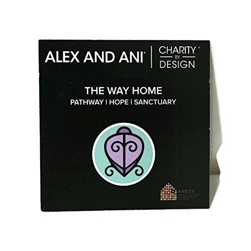 Alex and Ani Womens Charity by Design - The Way Home Expandable Charm Bangle Bracelet