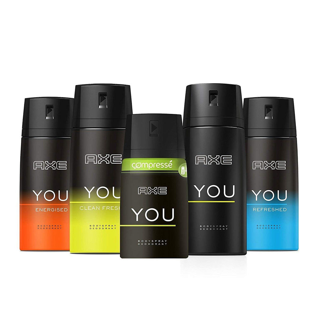 AXE body spray deodrant Mix within the available kinds