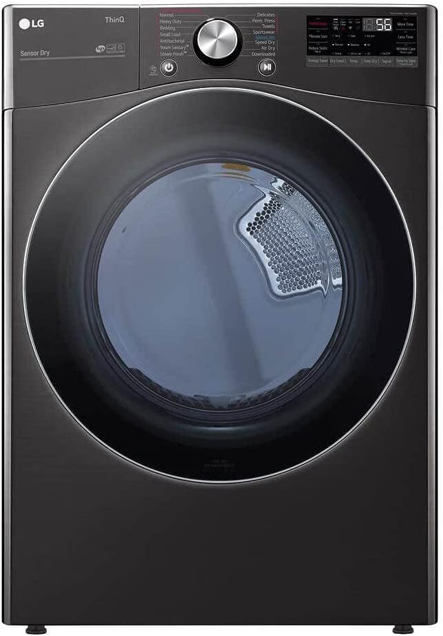 LG DLEX4200B / DLEX4200B / DLEX4200B 7.4 cu. ft. Ultra Large Capacity Smart wi-fi Enabled Front Load Dryer with TurboSteam and Built-in Intelligence