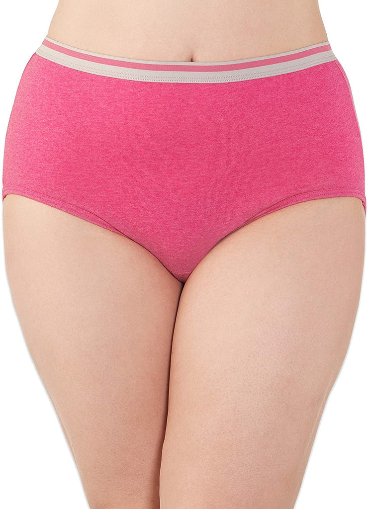 Fruit of the Loom Women's Tag Free Cotton Hi Cut Panties (Regular & Plus Size)