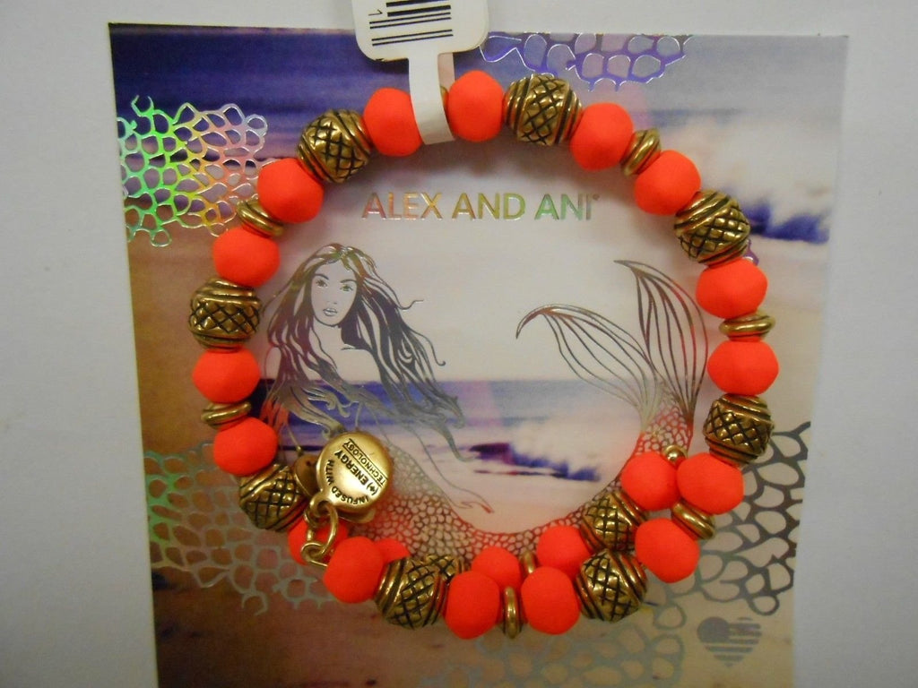Alex And Ani Electric Wrap Mango Bangle Bracelet Rafaelian Gold