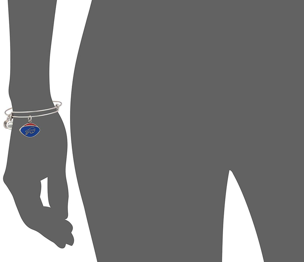 Alex and Ani Womens Color Infusion Buffalo Bills Football II Bangle