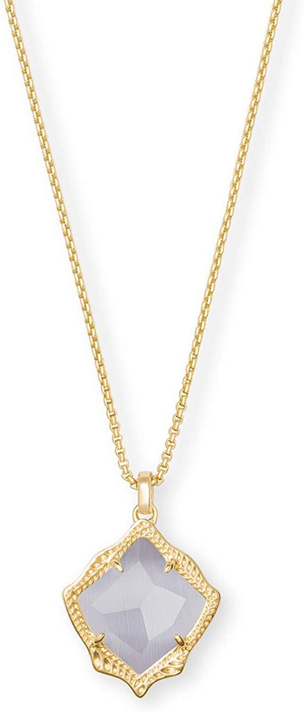 Kendra Scott Kacey Rhodium Pendant Necklace