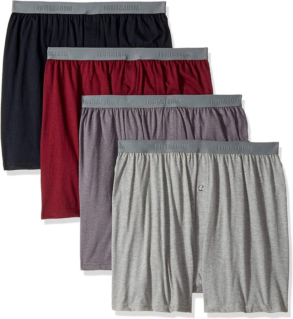 Fruit of the Loom Men's Premium Knit Boxer