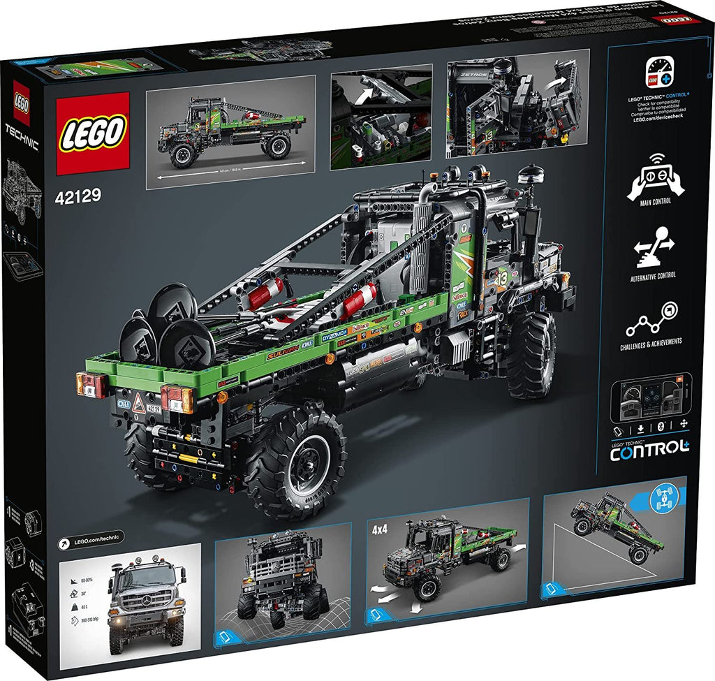 LEGO Technic 4x4 Mercedes-Benz Zetros Trial Truck 42129 Building Kit; Explore A Powerful App-Controlled Toy Truck; New 2021 (2,110 Pieces)