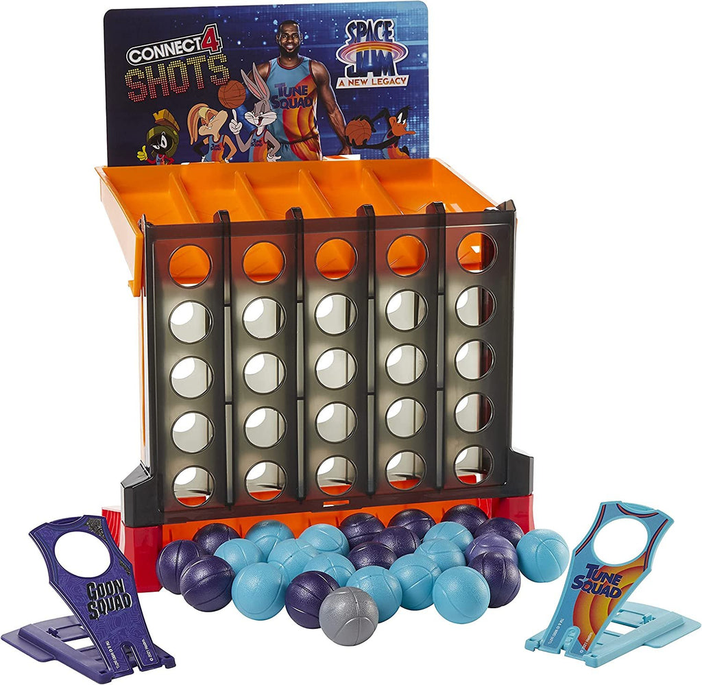 Hasbro Gaming Connect 4 Shots: Space Jam A New Legacy Edition Game, Inspired by The Movie with Lebron James, Fast-Action Game for Kids Ages 8 and Up , Blue
